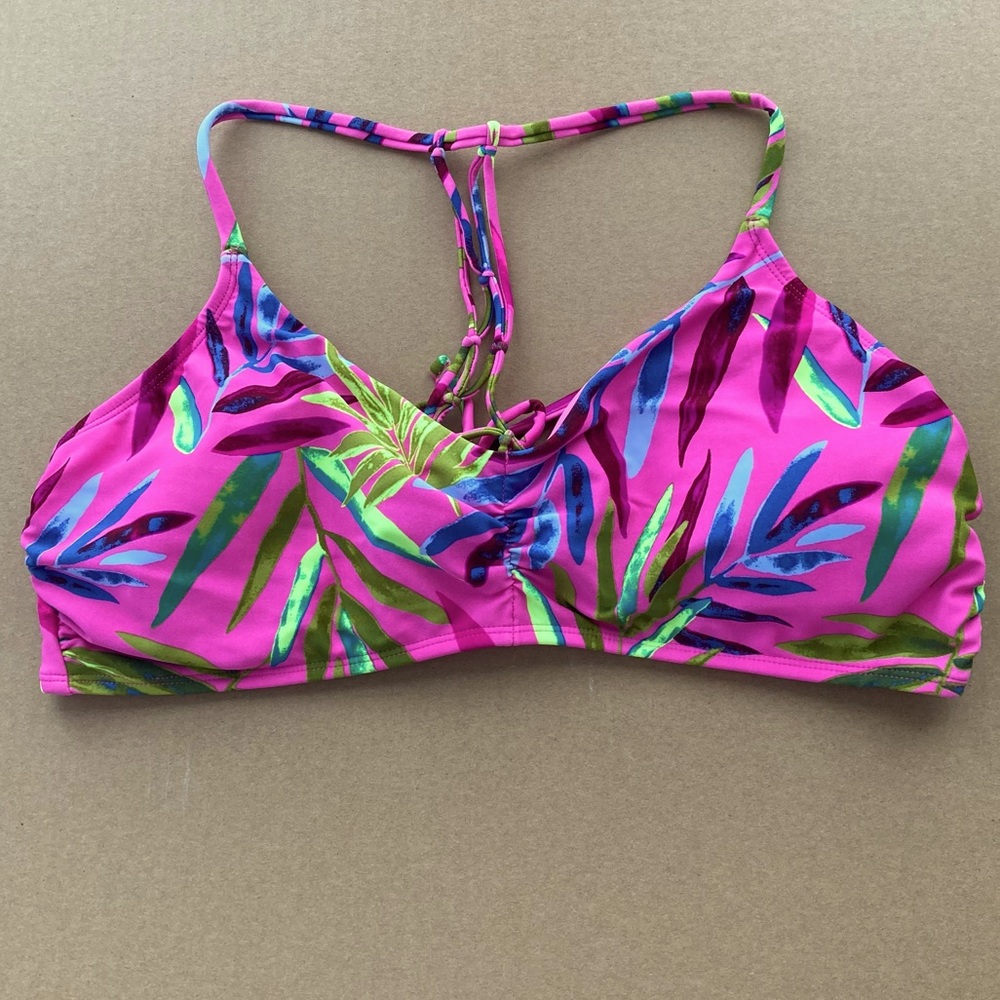 Xhilaration Swim Top w/ Tie Closure